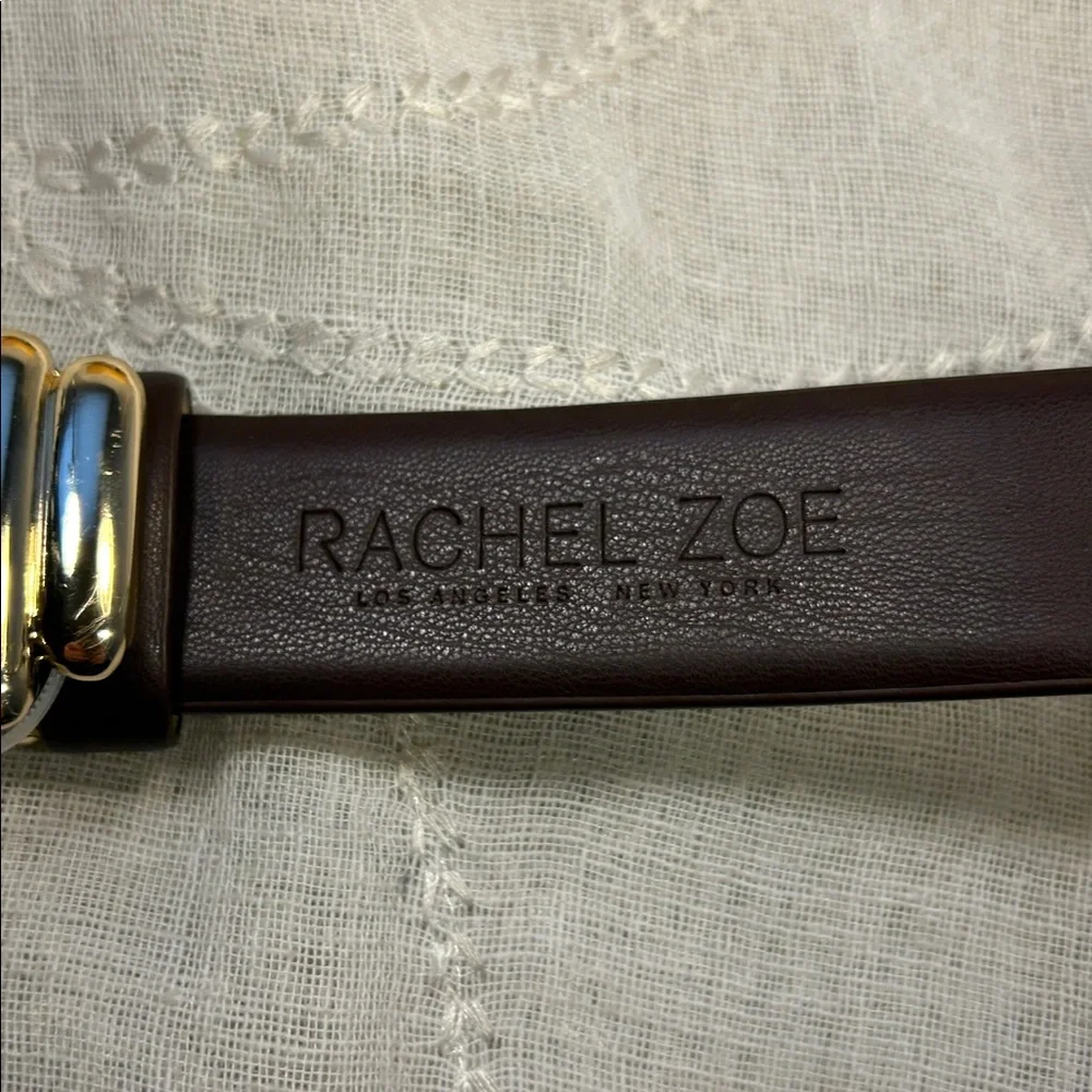 NWT Rachel Zoe classic belt with abstract buckle